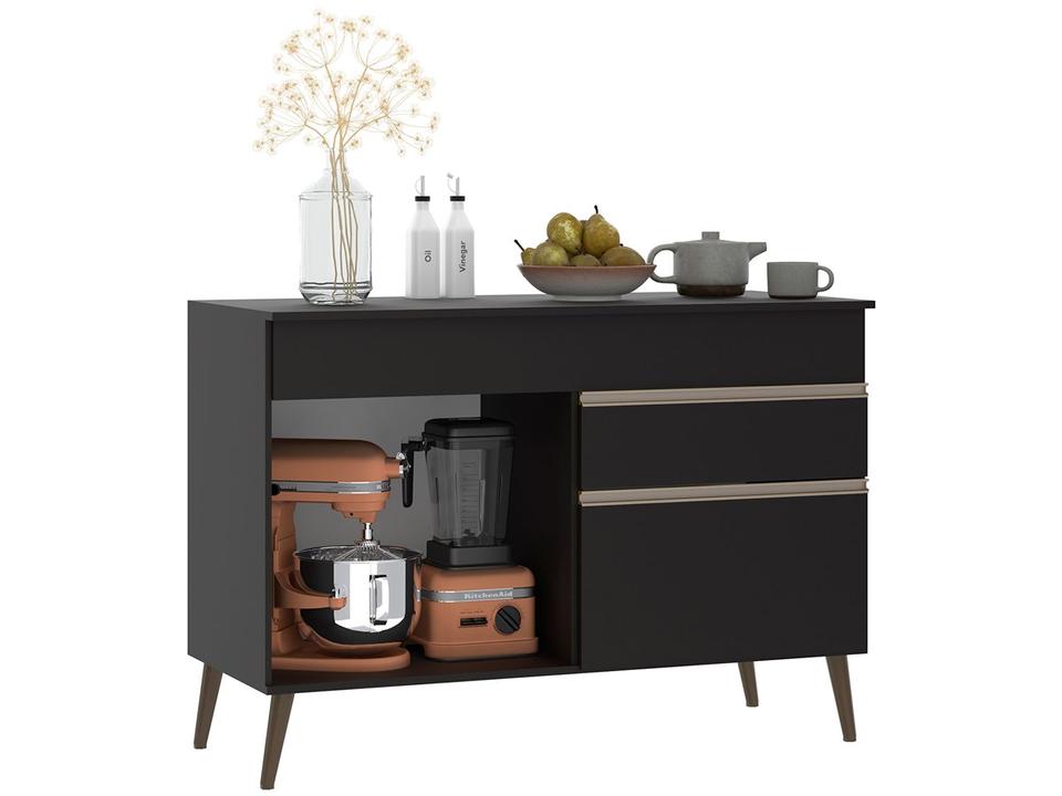 Balcão de Cozinha com Tampo para Pia Luciane - 3