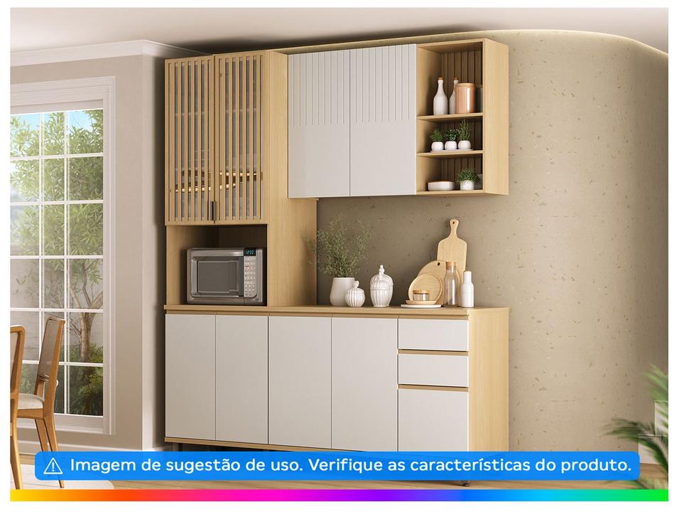 Balcão de Cozinha Luciane MDF 2 Portas Aura Athenas - 3