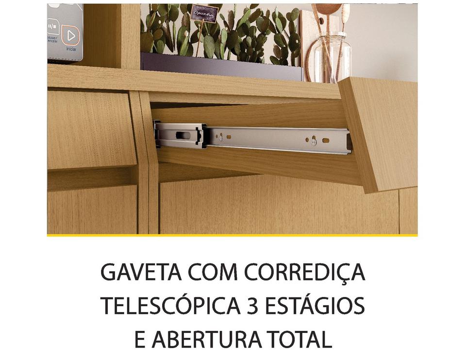 Balcão de Cozinha Nesher 100% MDF 2 Portas 2 Gavetas Simone Mendes - 3