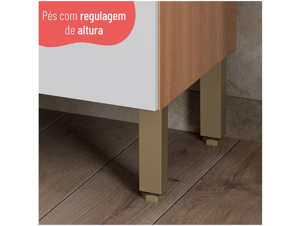 Balcão de Cozinha Telasul 2 Portas 3 Gavetas Sálvia - 5