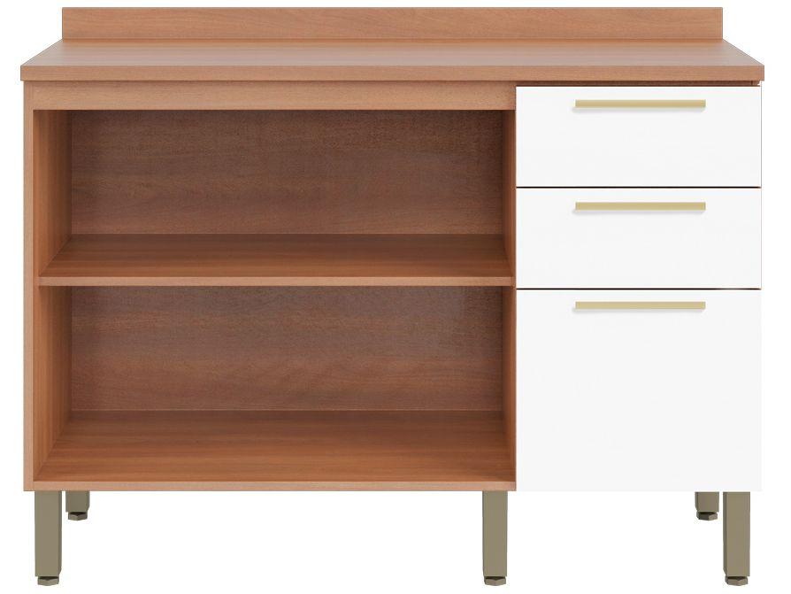 Balcão de Cozinha Telasul 2 Portas 3 Gavetas Sálvia - 1