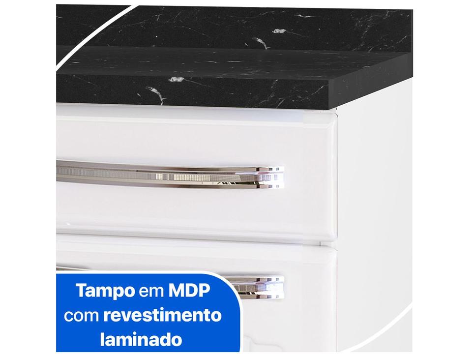 Balcão de Cozinha Telasul Aço 3 Portas 3 Gavetas Cristal - 1