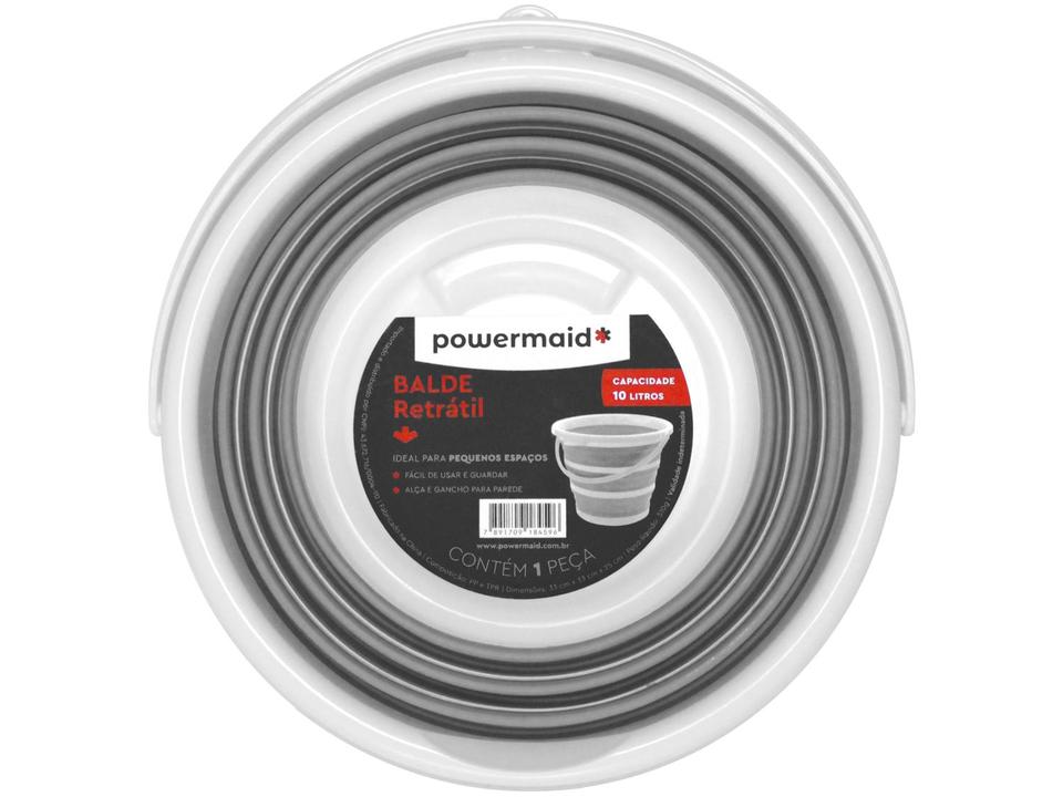 Balde Retrátil 10L Powermaid 126032809165 - 1