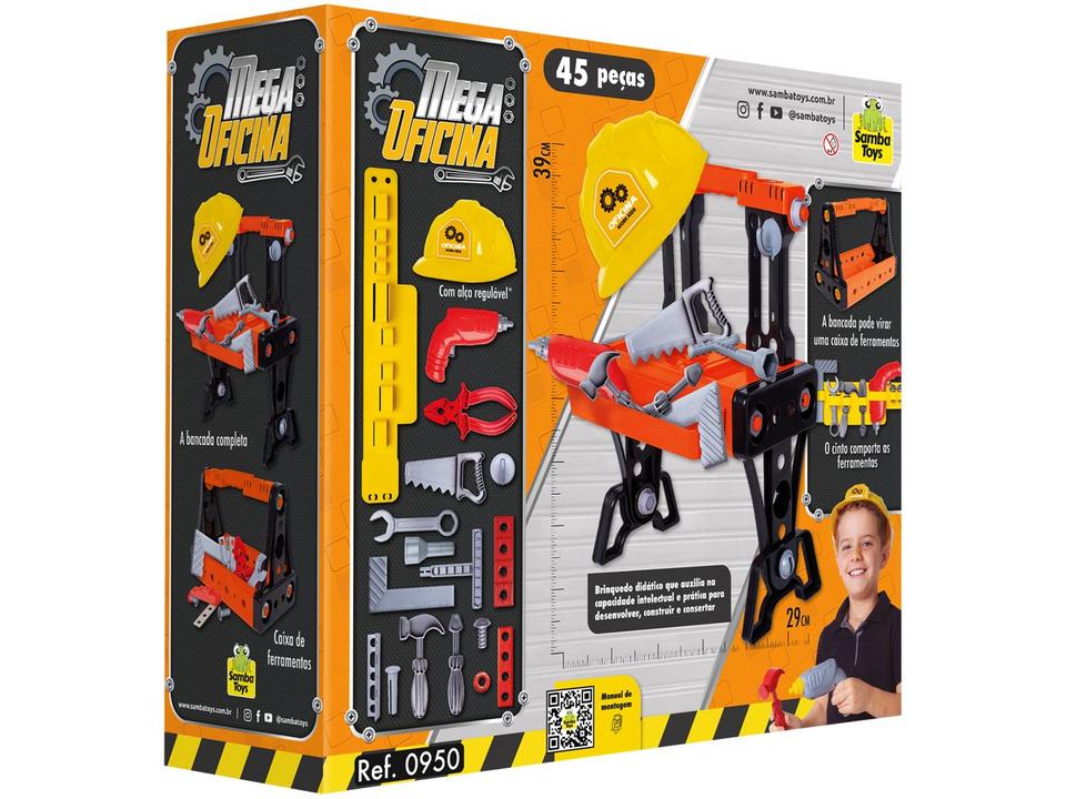 Bancada de Ferramentas Infantil Mega Oficina - 11