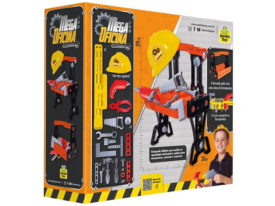 Bancada de Ferramentas Infantil Mega Oficina - 8