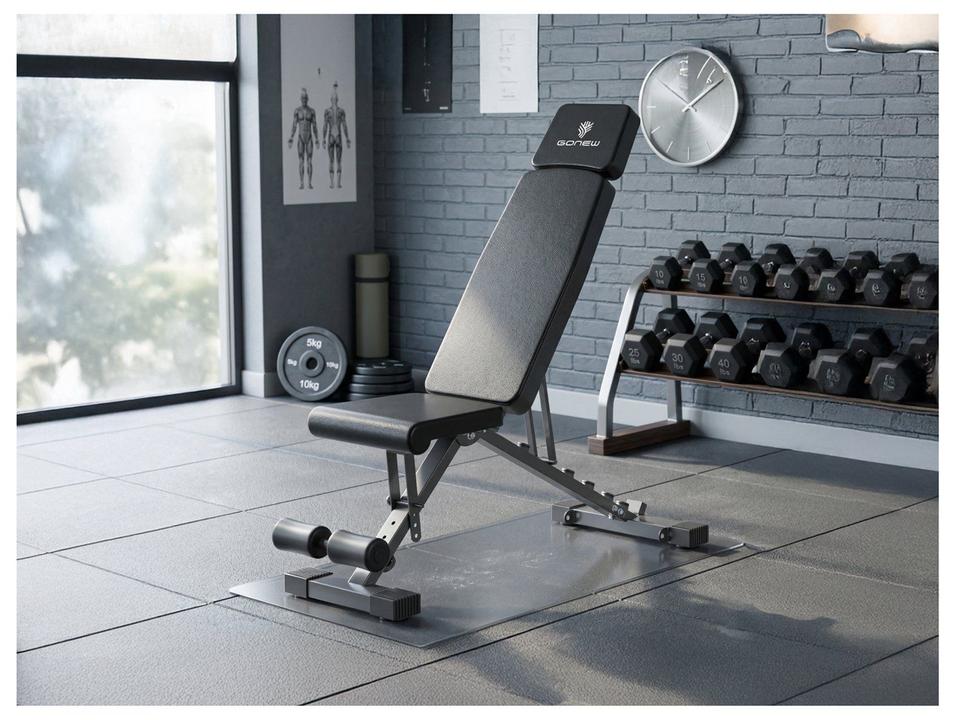 Banco de Musculação Regulável Dobrável 7 Níveis até 110kg Go New DDS-1231B - 1