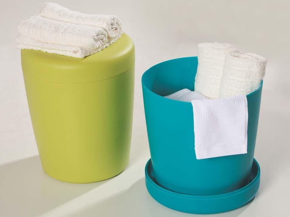 Banco Decorativo Multiuso Cilíndrico Preto Basic Tramontina - 4