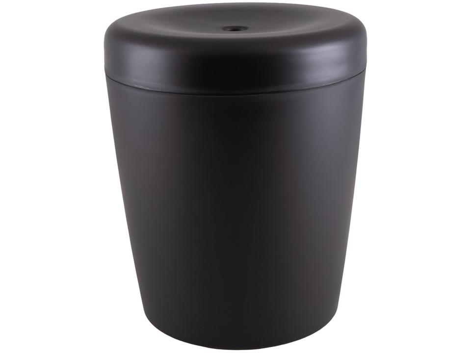 Banco Decorativo Multiuso Cilíndrico Preto Basic Tramontina - 7