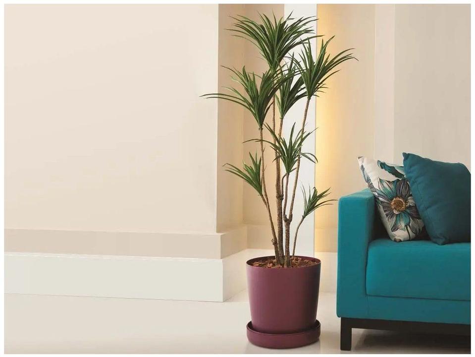 Banco Decorativo Multiuso Cilíndrico Preto Basic Tramontina - 6