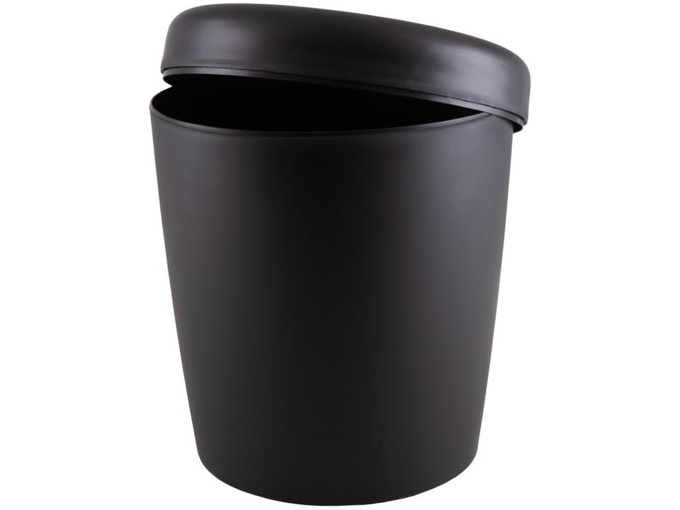Banco Decorativo Multiuso Cilíndrico Preto Basic Tramontina - 9