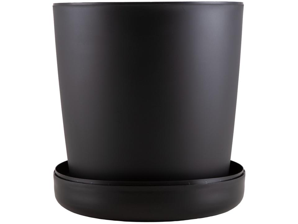 Banco Decorativo Multiuso Cilíndrico Preto Basic Tramontina - 14
