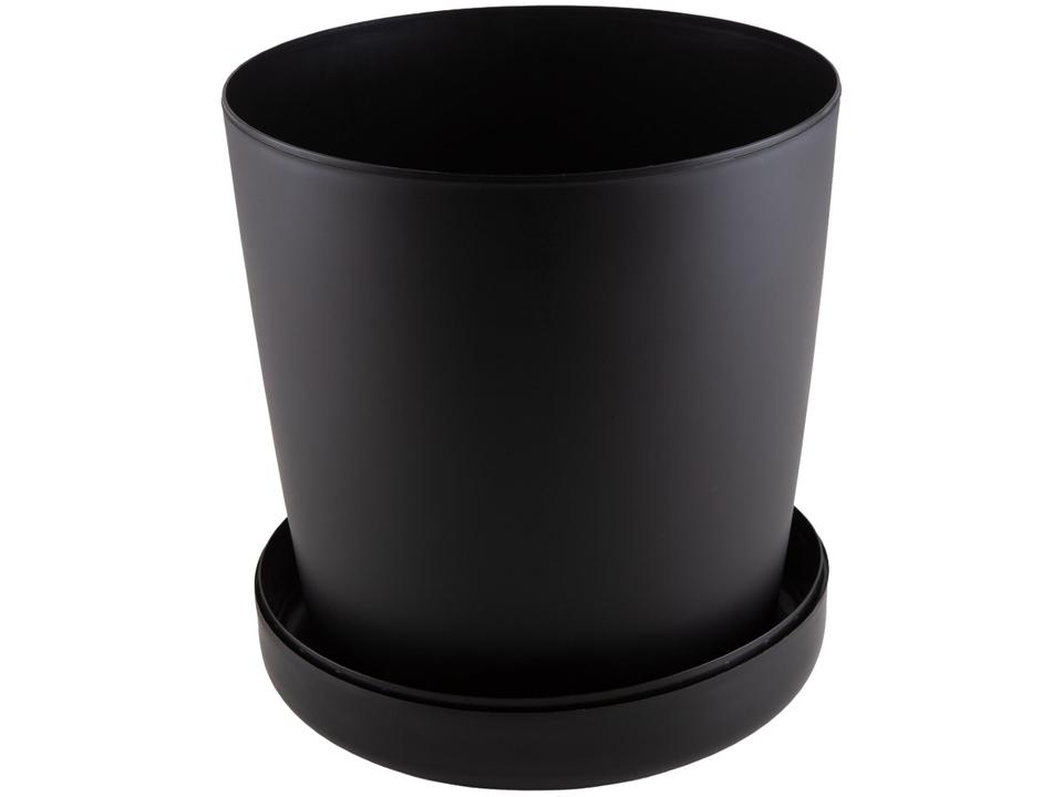 Banco Decorativo Multiuso Cilíndrico Preto Basic Tramontina - 12