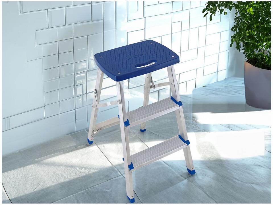 Banco Escada 3 Degraus Alumínio 5107 - 1