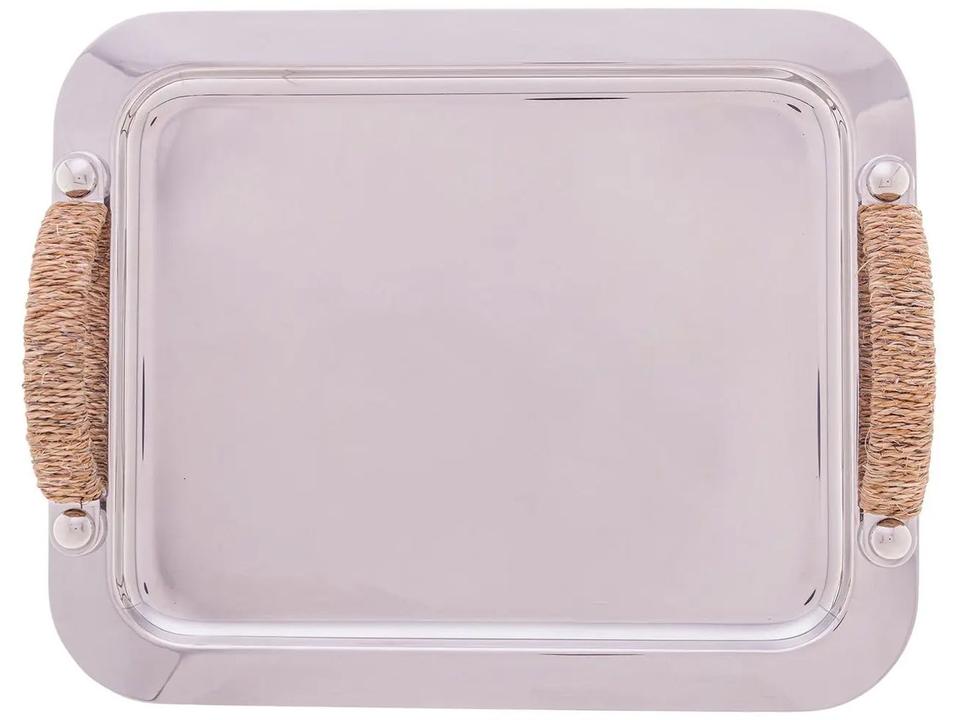 Bandeja Inox para Servir Retangular Wolff Manhattan 27x33cm - 2