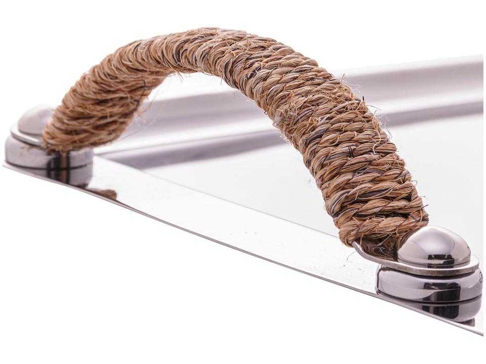 Bandeja Inox para Servir Retangular Wolff Manhattan 27x33cm - 3