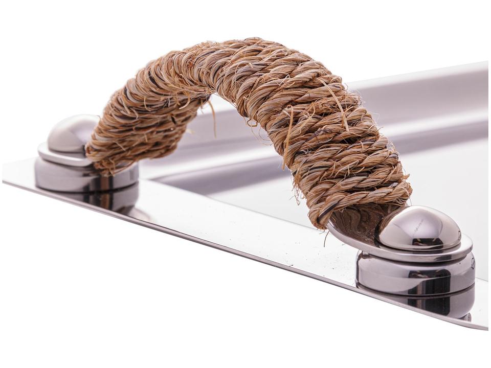 Bandeja Inox para Servir Retangular Wolff Manhattan - 5