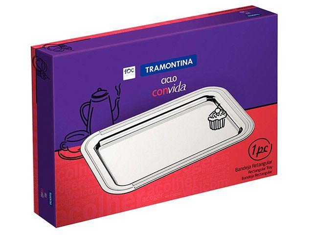 Bandeja Inox Tramontina Retangular - 1
