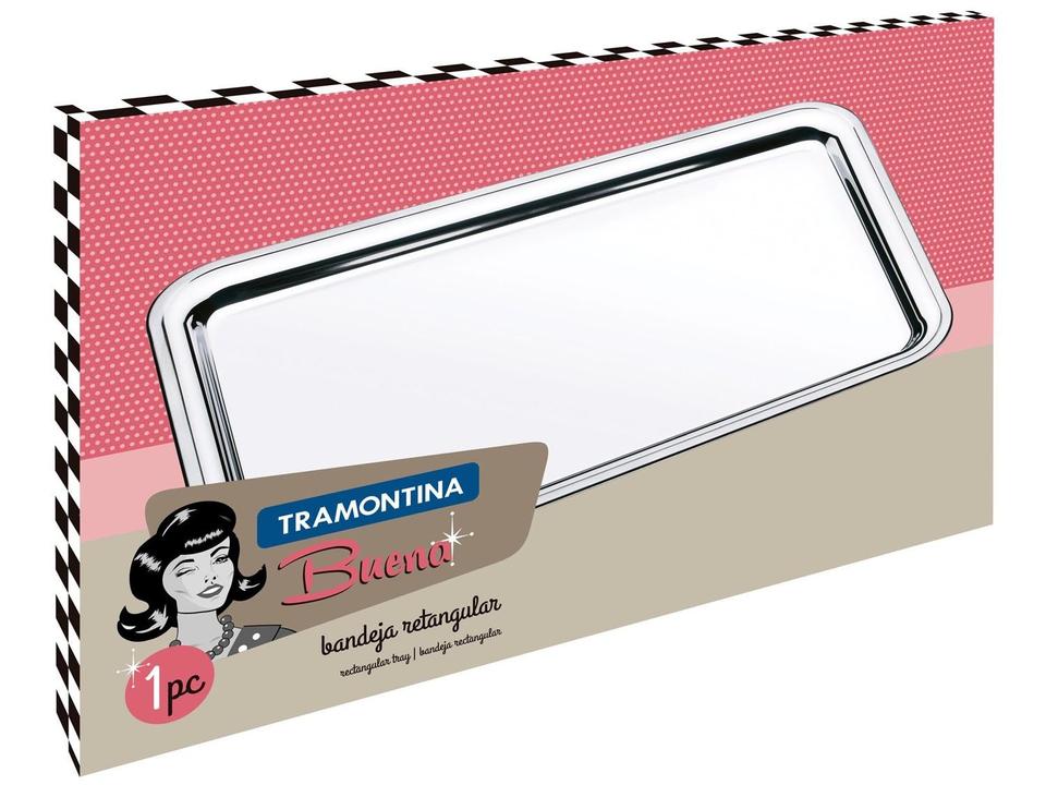Bandeja Inox Tramontina Retangular - 1