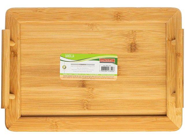 Bandeja para Servir Retangular Hauskraft Bambu - 1