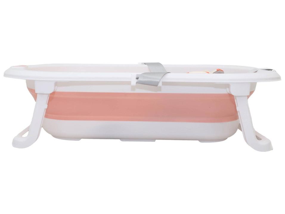 Banheira de Bebê com Suporte Dobrável Premium Baby Bubbly Rosa 35L - 2