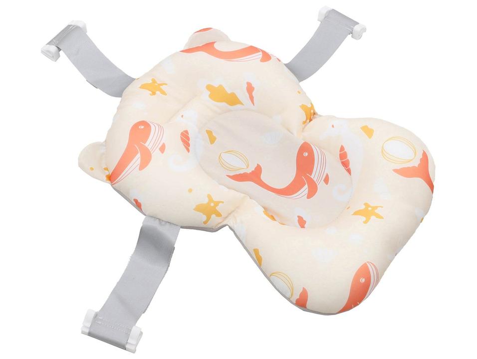 Banheira de Bebê com Suporte Dobrável Premium Baby Bubbly Rosa 35L - 7