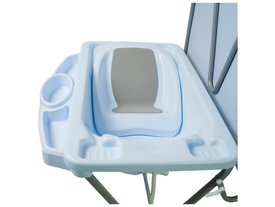 Banheira de Bebê com Suporte e Trocador Dobrável Galzerano Classic Azul 20kg - 3