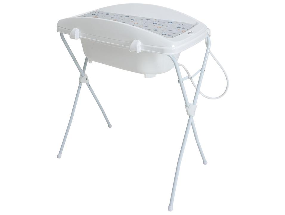 Banheira de Bebê com Suporte e Trocador Whoop Angra Grafite 21kg - 5