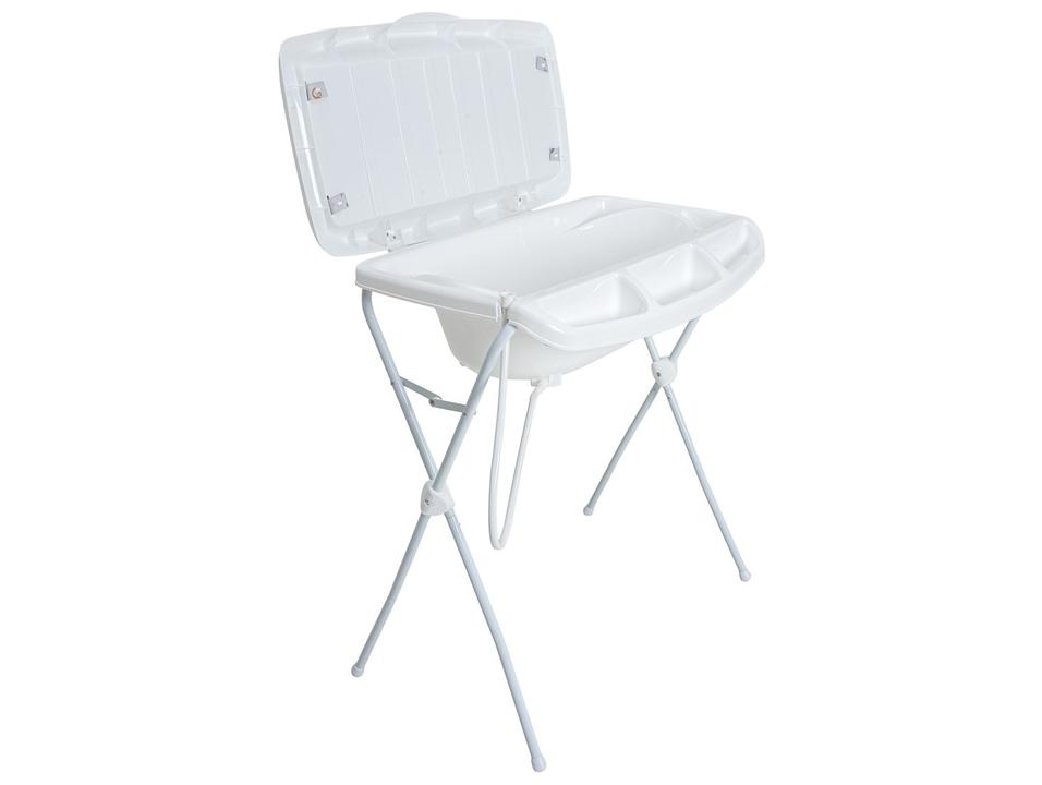 Banheira de Bebê com Suporte e Trocador Whoop Angra Grafite 21kg - 2