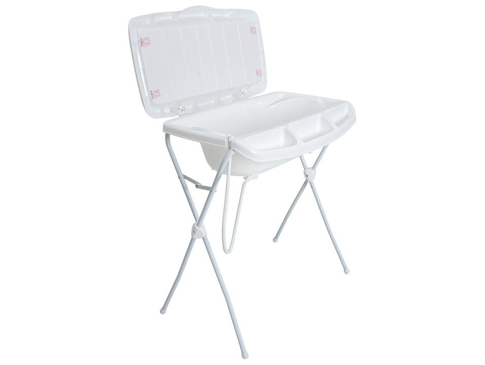 Banheira de Bebê com Suporte e Trocador Whoop Angra Rosa 21kg - 2