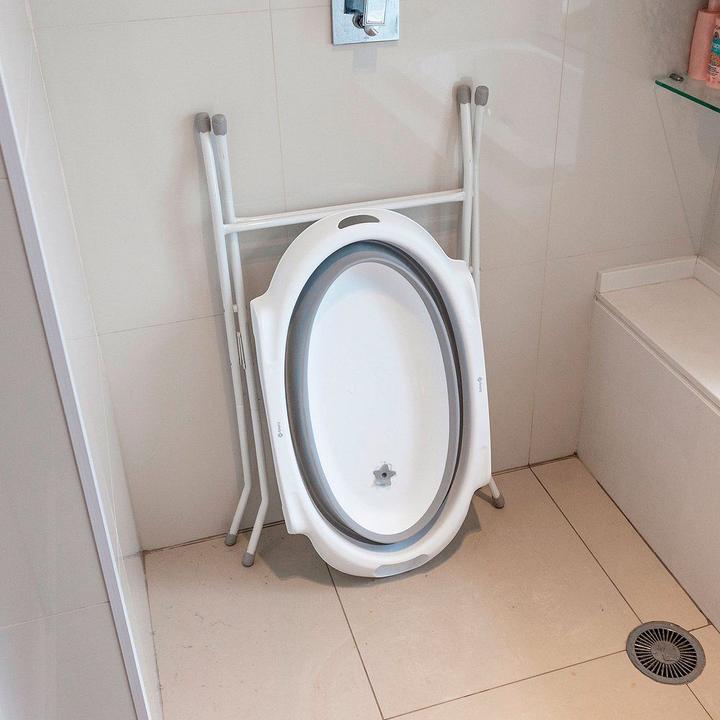 Banheira de Bebê com Suporte Safety 1st Smile Grey 35L - 8