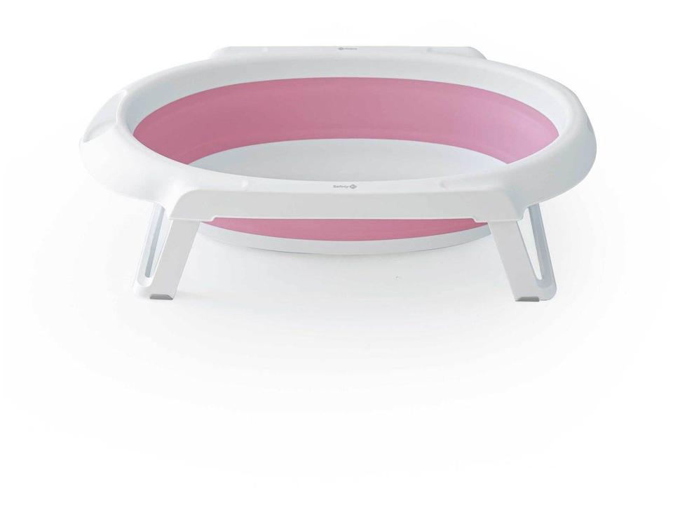 Banheira de Bebê com Suporte Safety 1st Smile Rosa 35L - 4