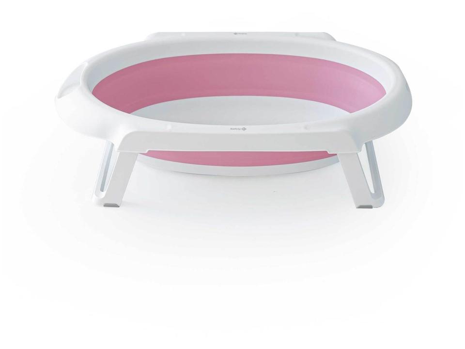 Banheira de Bebê com Suporte Safety 1st Smile Rosa 35L - 4