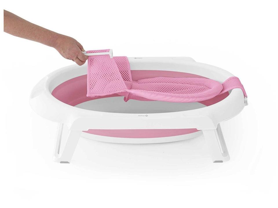 Banheira de Bebê com Suporte Safety 1st Smile Rosa 35L - 5