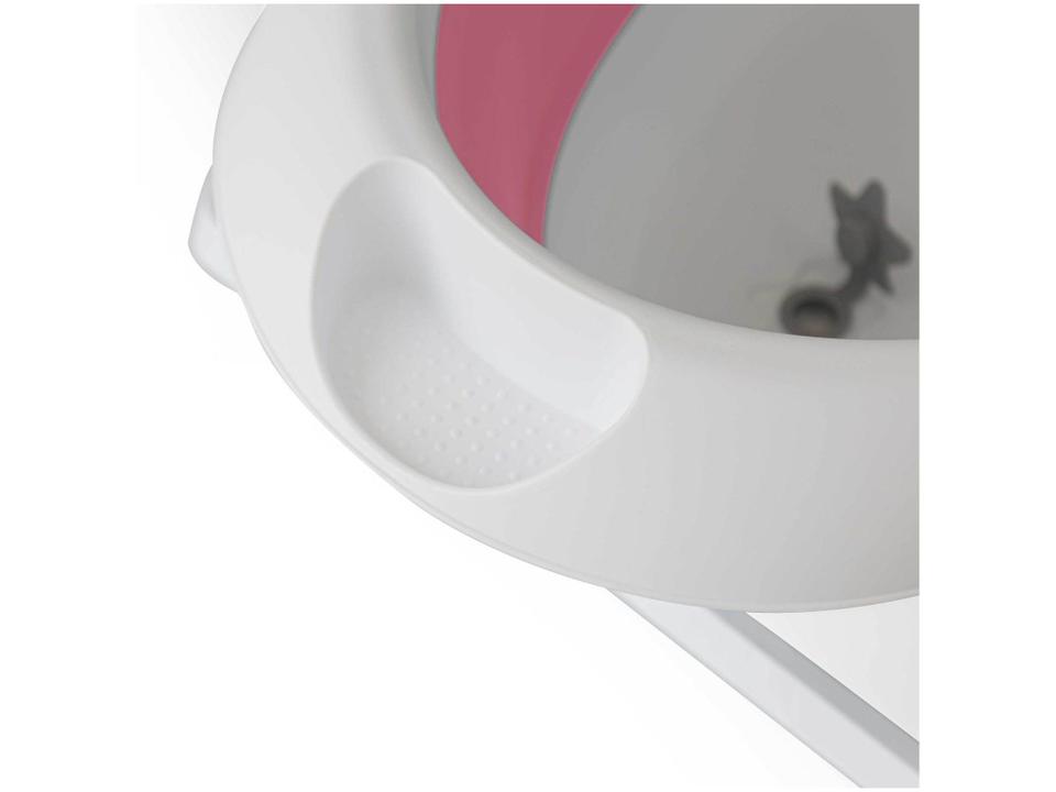 Banheira de Bebê com Suporte Safety 1st Smile Rosa 35L - 9