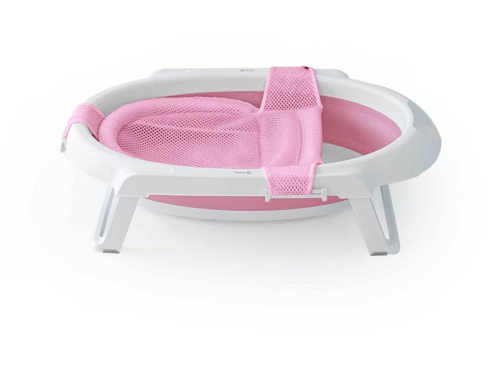 Banheira de Bebê com Suporte Safety 1st Smile Rosa 35L - 2