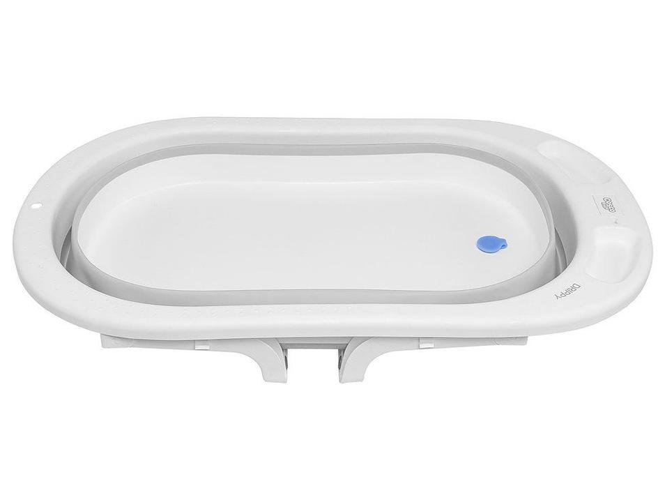 Banheira de Bebê Dobrável Cosco Kids Drippy Branca 35L - 14