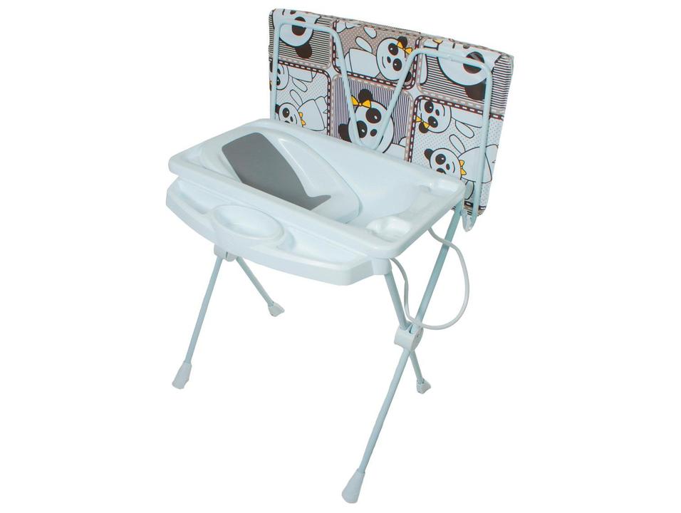 Banheira de Bebê Dobrável Galzerano Classic Branco e Cinza