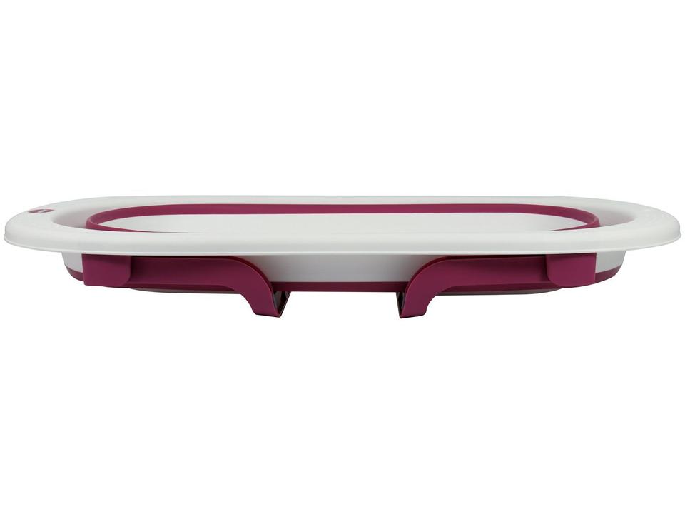 Banheira de Bebê Dobrável KaBaby Infantil Rosa - 3