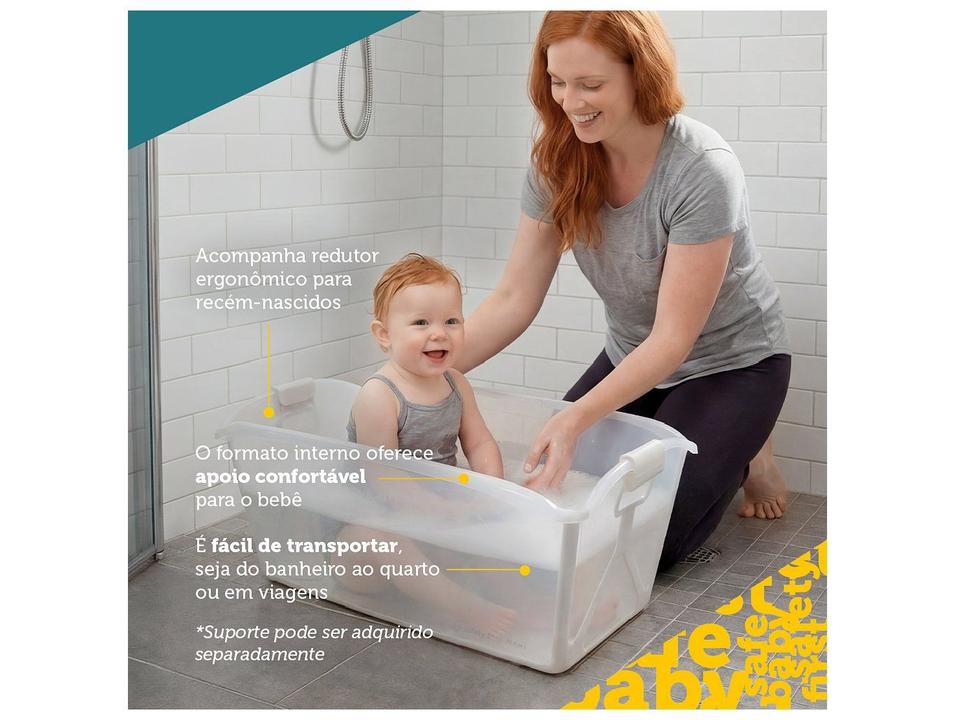 Banheira de Bebê Dobrável Safety 1st Nami Acqua Green 35L - 3