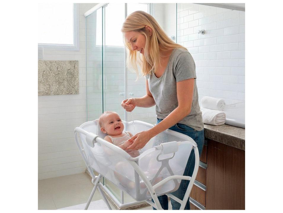 Banheira de Bebê Dobrável Safety 1st Nami Acqua White Branca 35L - 5