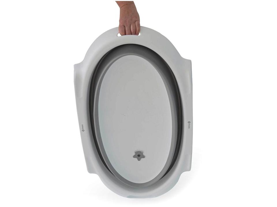 Banheira de Bebê Safety Smile Cinza 35L - 11