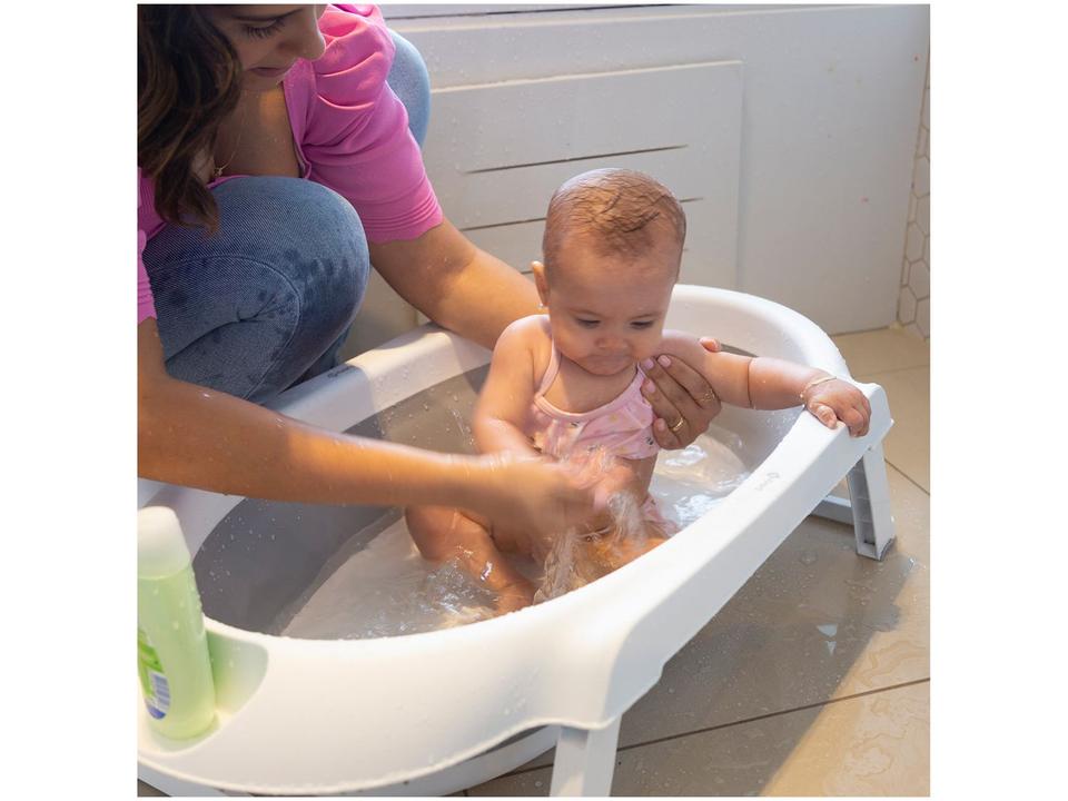 Banheira de Bebê Safety Smile Cinza 35L - 1