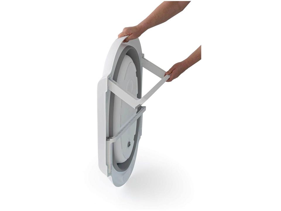 Banheira de Bebê Safety Smile Cinza 35L - 9
