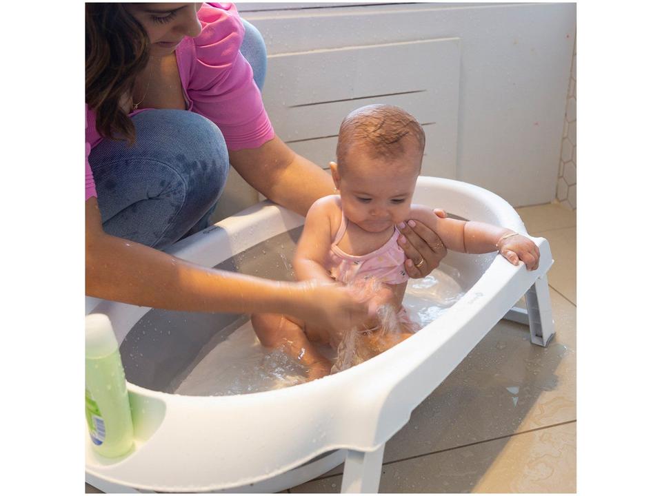 Banheira de Bebê Safety Smile Cinza 35L - 1