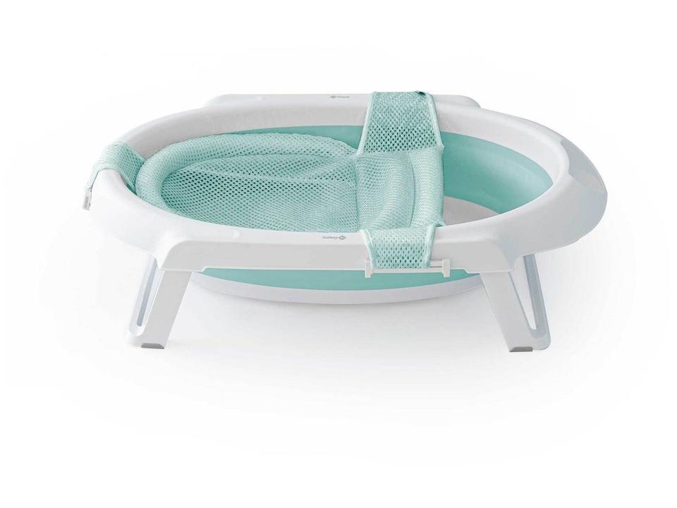 Banheira para Bebê Smile Aqua Green com Suporte Safety - 11