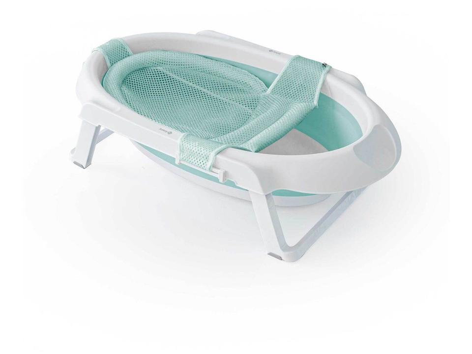 Banheira para Bebê Smile Aqua Green com Suporte Safety - 3