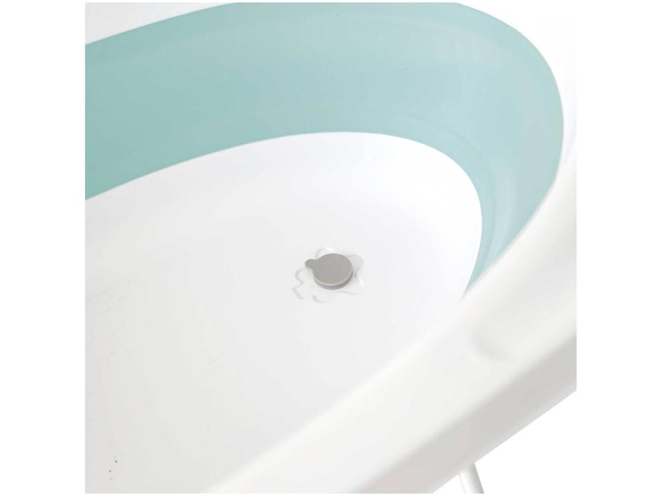 Banheira para Bebê Smile Aqua Green com Suporte Safety - 15