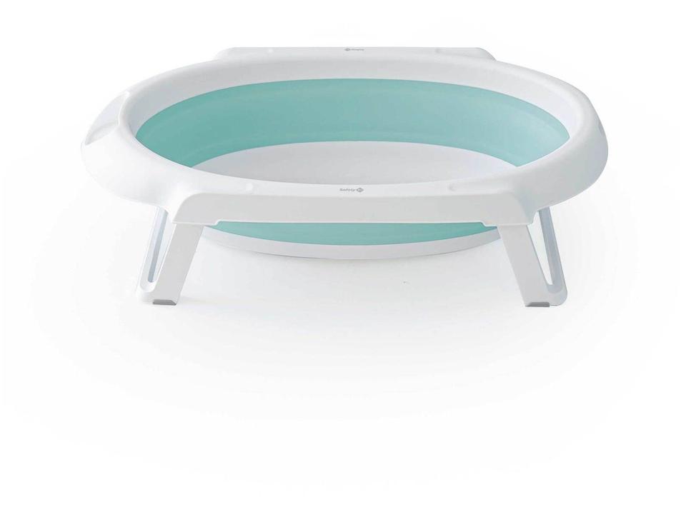 Banheira para Bebê Smile Aqua Green com Suporte Safety - 5