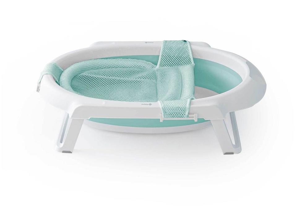 Banheira para Bebê Smile Aqua Green com Suporte Safety - 11