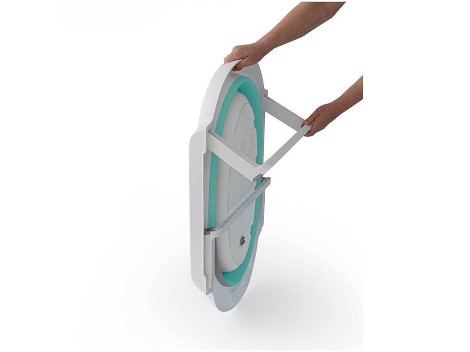 Banheira para Bebê Smile Aqua Green com Suporte Safety - 7
